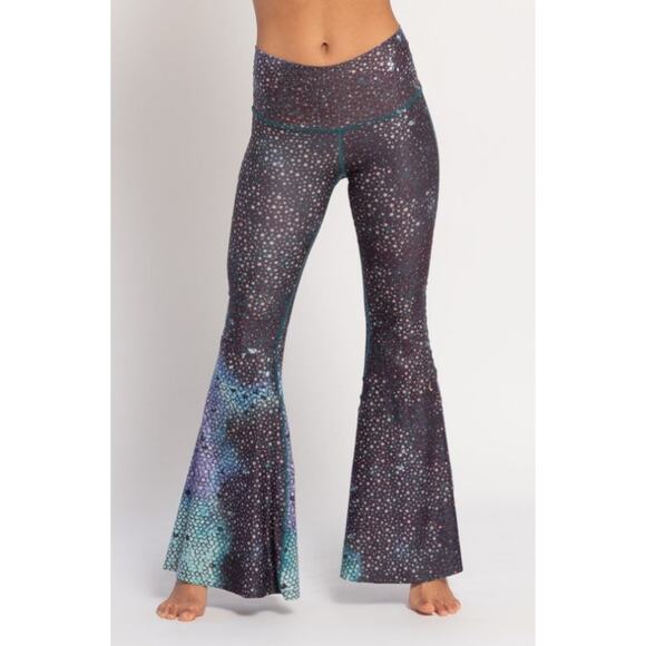 Teeki Mermaid Fairy Queen Teal Crop Bell Bottom - Picture 10 of 14